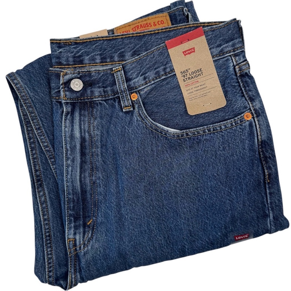 Levi’s 565 ‘97 Loose Straight Jeans 36”Waist - Picture 2 of 11